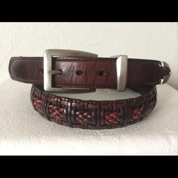 Accessories | Brighton Belt Leather Braided Brown Woven  display picture 1